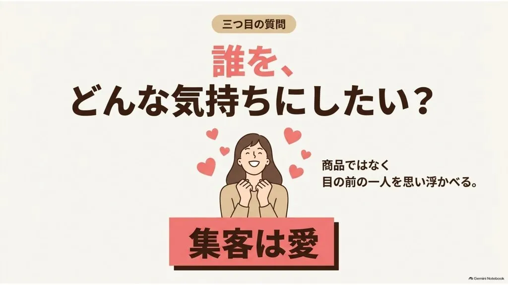 米粉パン教室で迷った時の3つ目の質問『誰を、どんな気持ちにしたい？』、商品ではなく目の前の一人を思い浮かべる、集客は愛