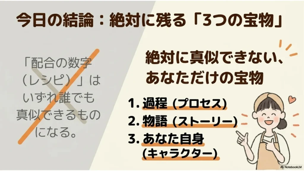 米粉パン講師のオリジナルの正体、絶対に真似できない『3つの宝物』は過程・物語・あなた自身