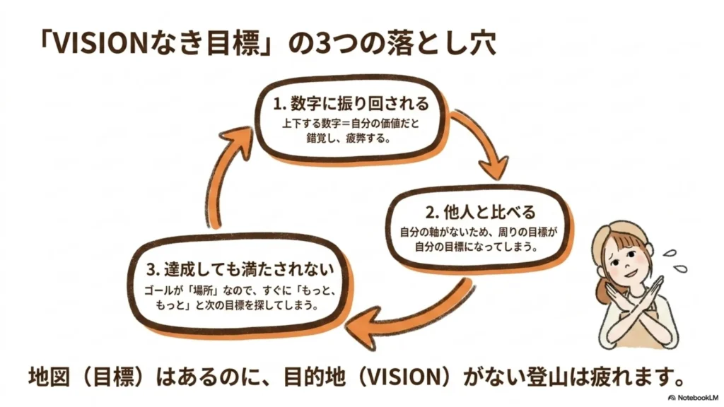米粉パン教室でVISIONなき目標を追いかけた時に陥る3つの落とし穴(数字に振り回される・他人と比べる・達成しても満たされない)