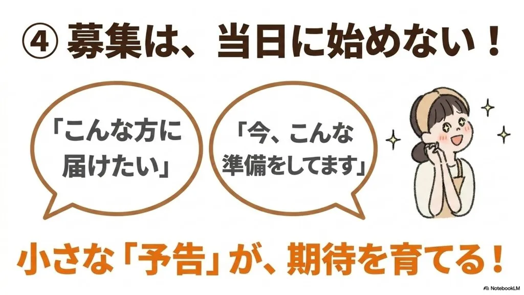 米粉パン教室の募集は当日に始めない、事前に『こんな方に届けたい』『今こんな準備をしてます』の小さな予告が期待を育てる